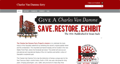 Desktop Screenshot of charlesvandammeferry.org